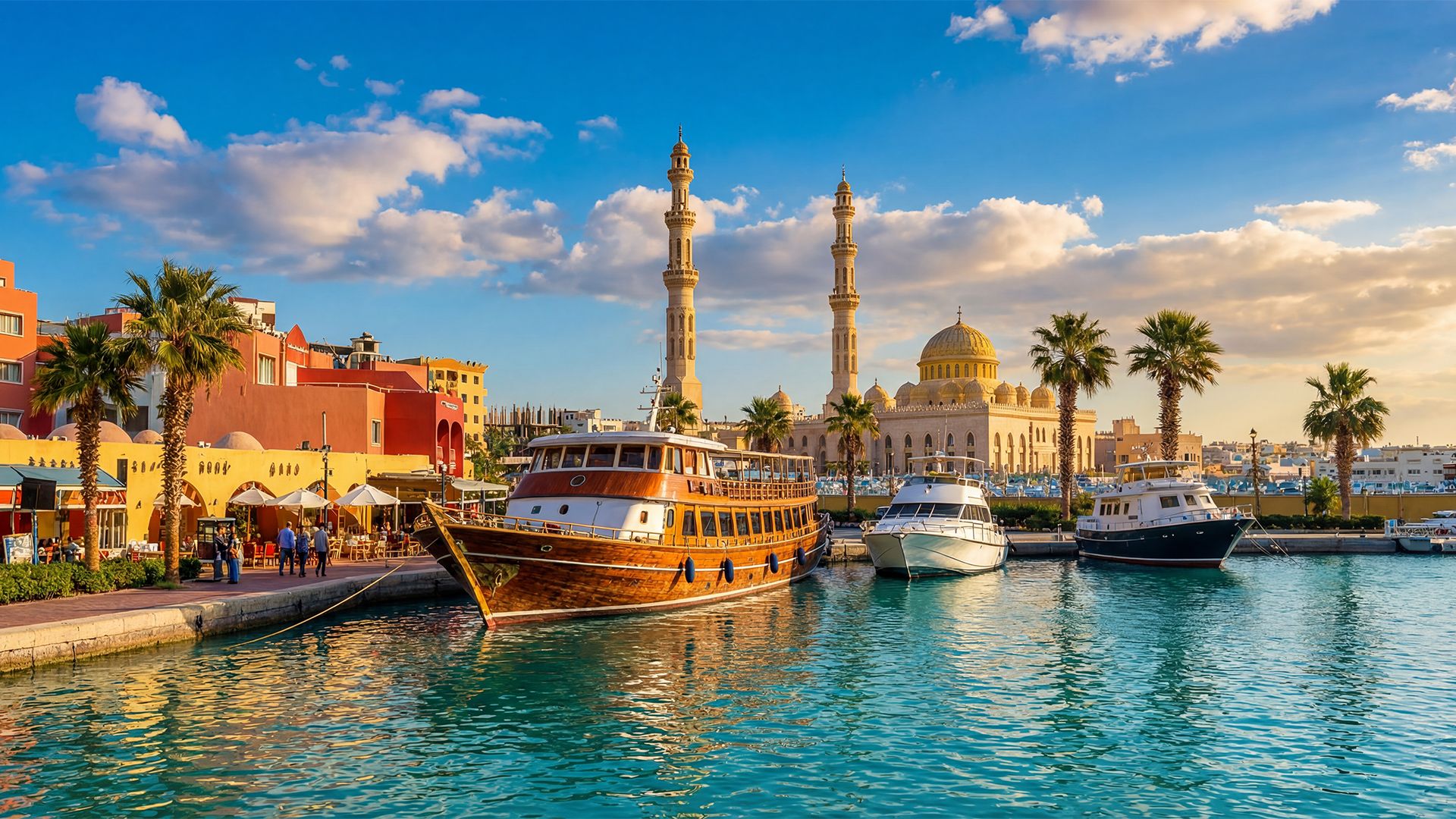 Погода и море на курорте Хургада в апреле - 1