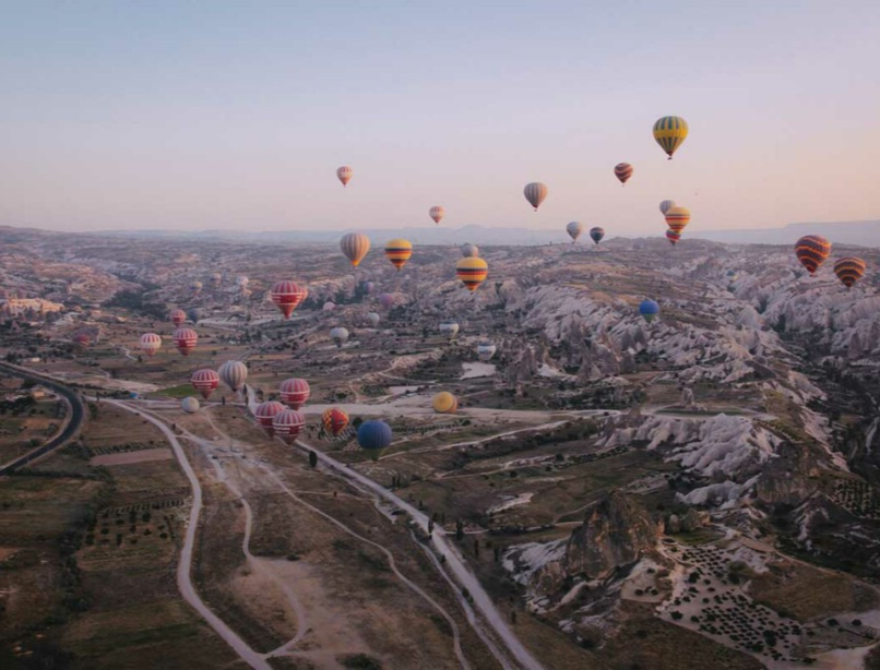 Фестиваль воздушных шаров в Каппадокии